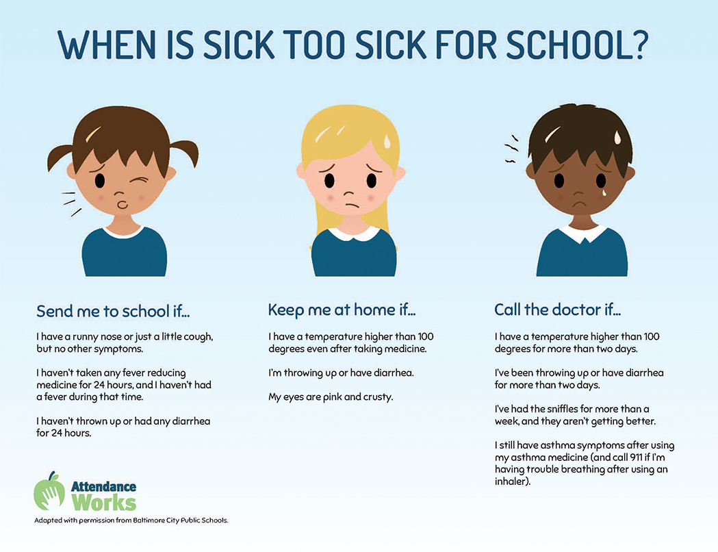 Too Sick For School Chart