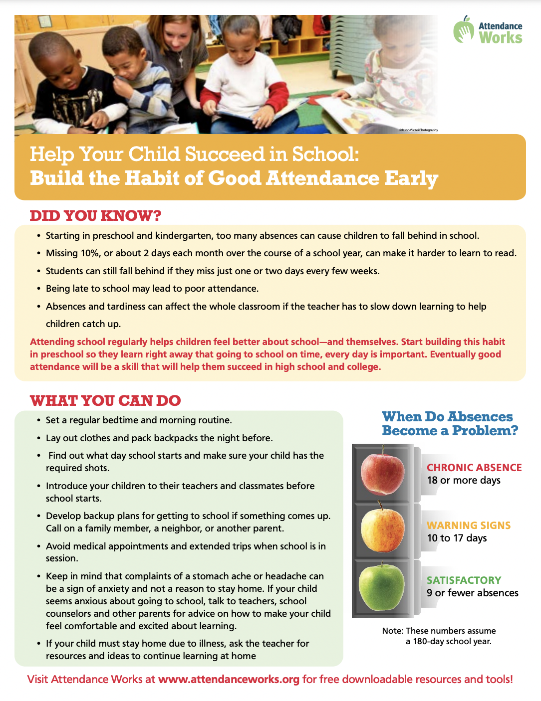 Tools For Parents / Attendance